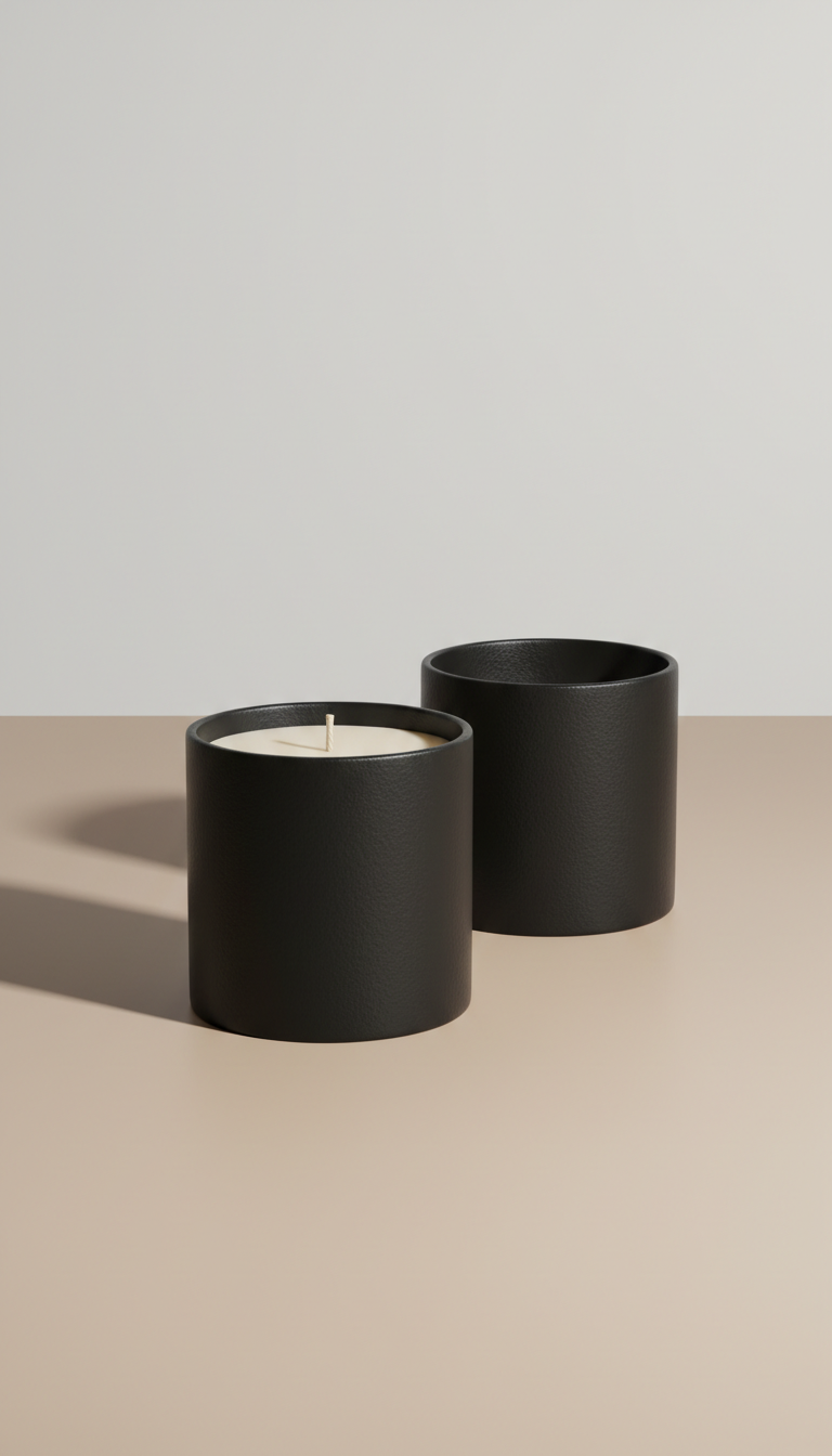 Matte Black Soy Candle